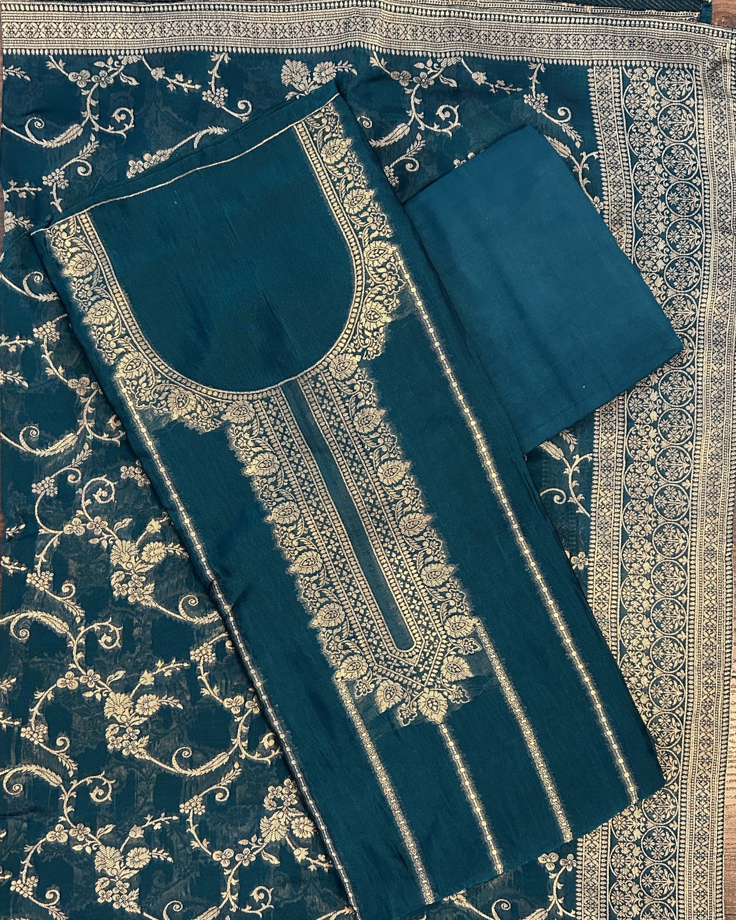 NEELKAMAL SILK TEAL