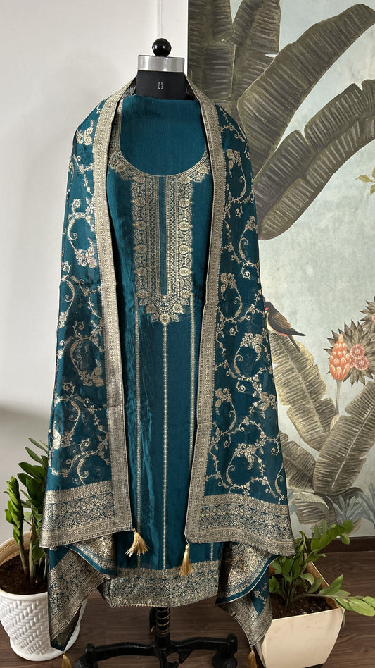 NEELKAMAL SILK TEAL